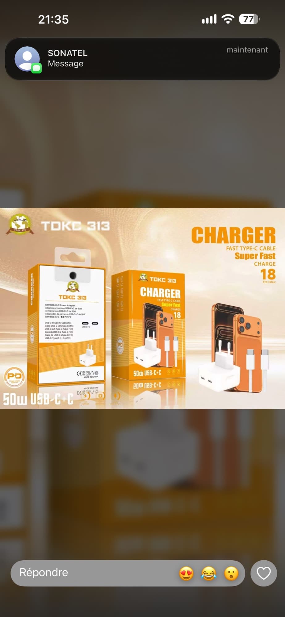 Chargeur rapide 